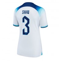 Dres Engleska Luke Shaw #3 Domaci za Žensko SP 2022 Kratak Rukav